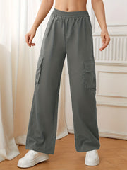 Wide Leg Cargo Pants for Women