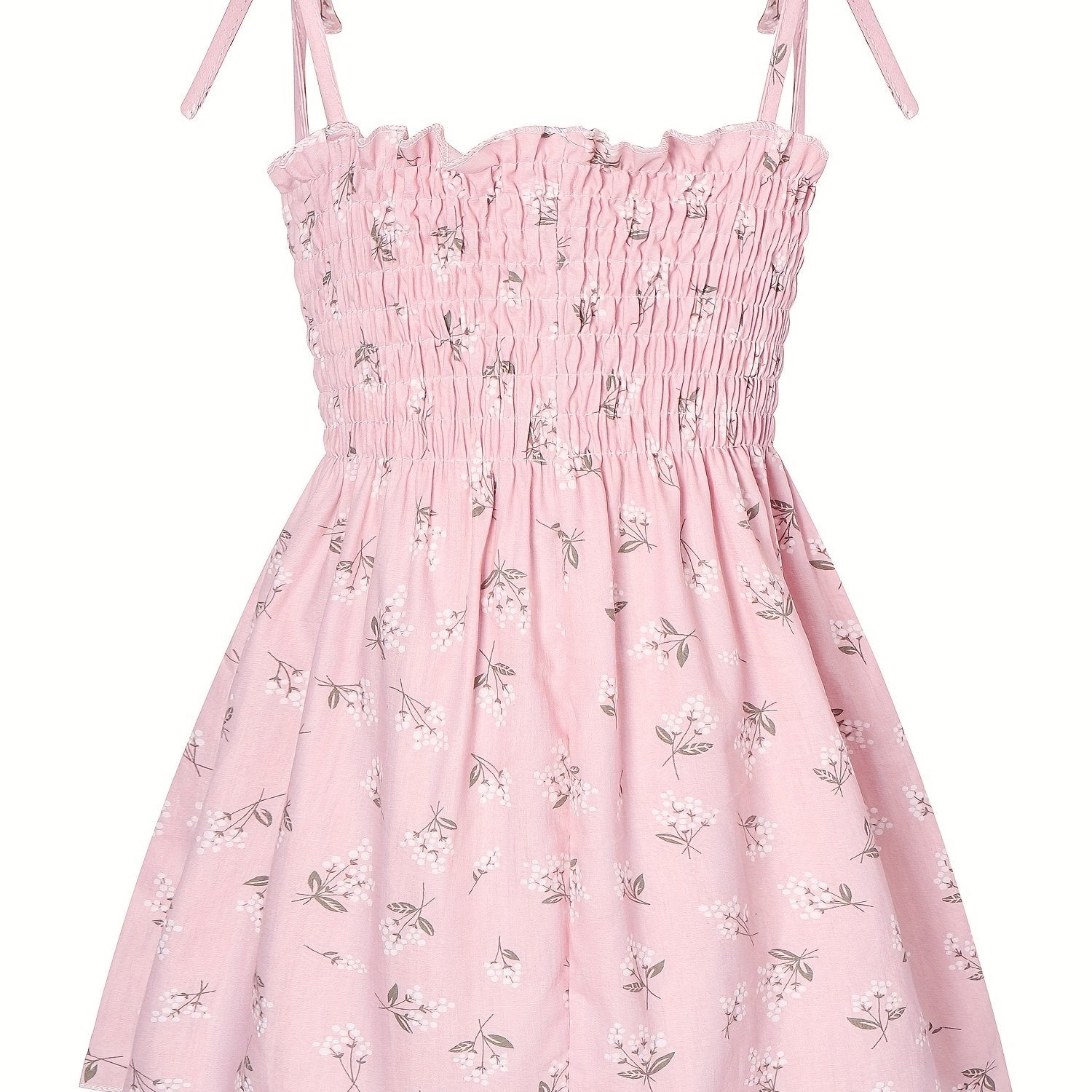 Toddler Girls Flowers Frill Trim Cami