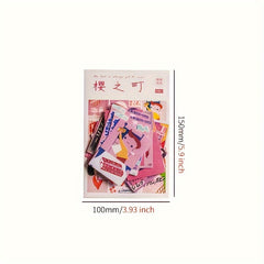40pcs Japanese Style Stickers Pack DIY Scrapbooking Crafts
