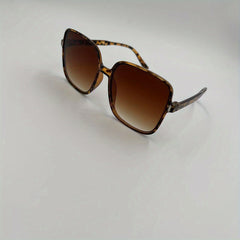 Oversized Square Sunglasses Casual Gradient Glasses UV400