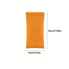 Soft PU Leather Glasses Storage Bag Waterproof Sunglasses Accessories