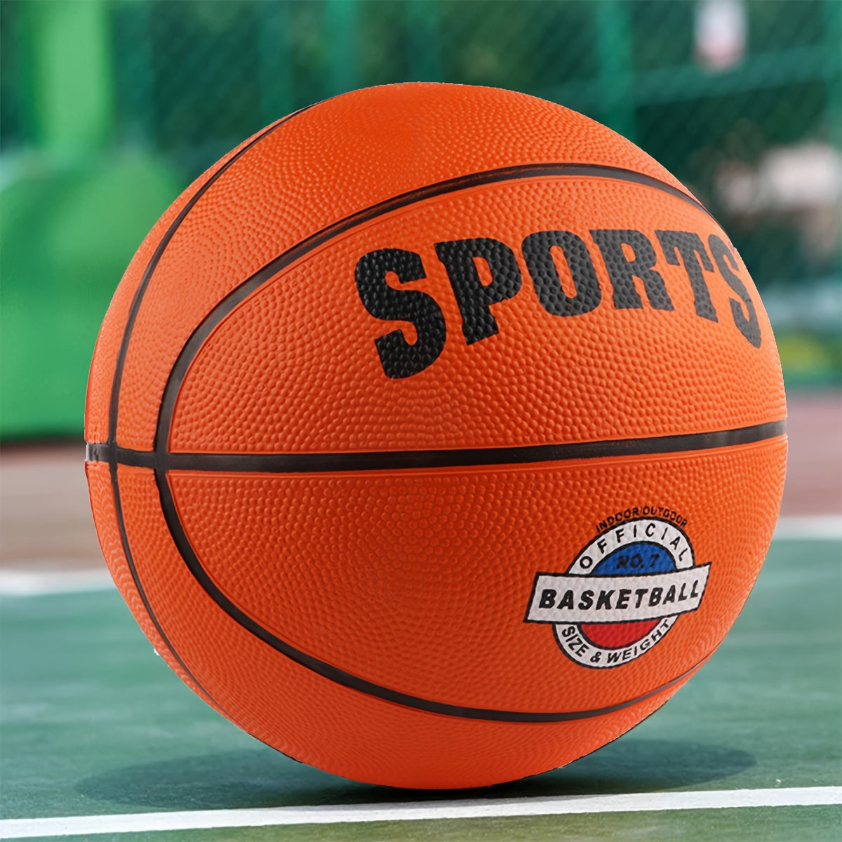 Classic Rubber Basketball for Outdoor Training