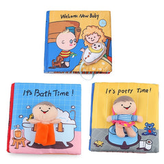 Early Baby Education Cloth Book: Washable and Tear Proof