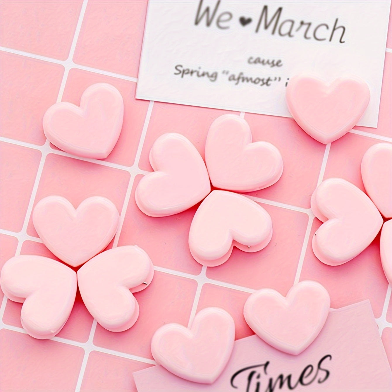 2pcs Colorful Love Clips For Postcards Books