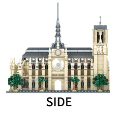 1757pcs Cathedral Building Blocks Set with LED Lights