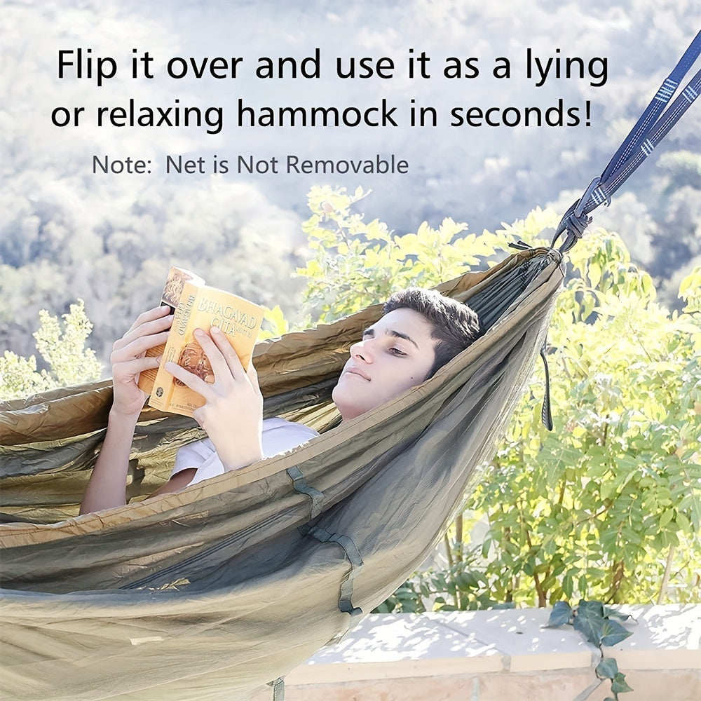 Portable Double Mesh Hammock Tent for 2 People Camping