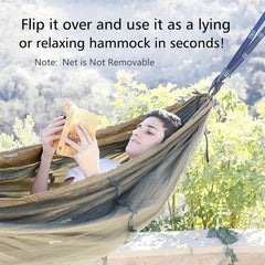 Portable Double Mesh Hammock Tent for 2 People Camping