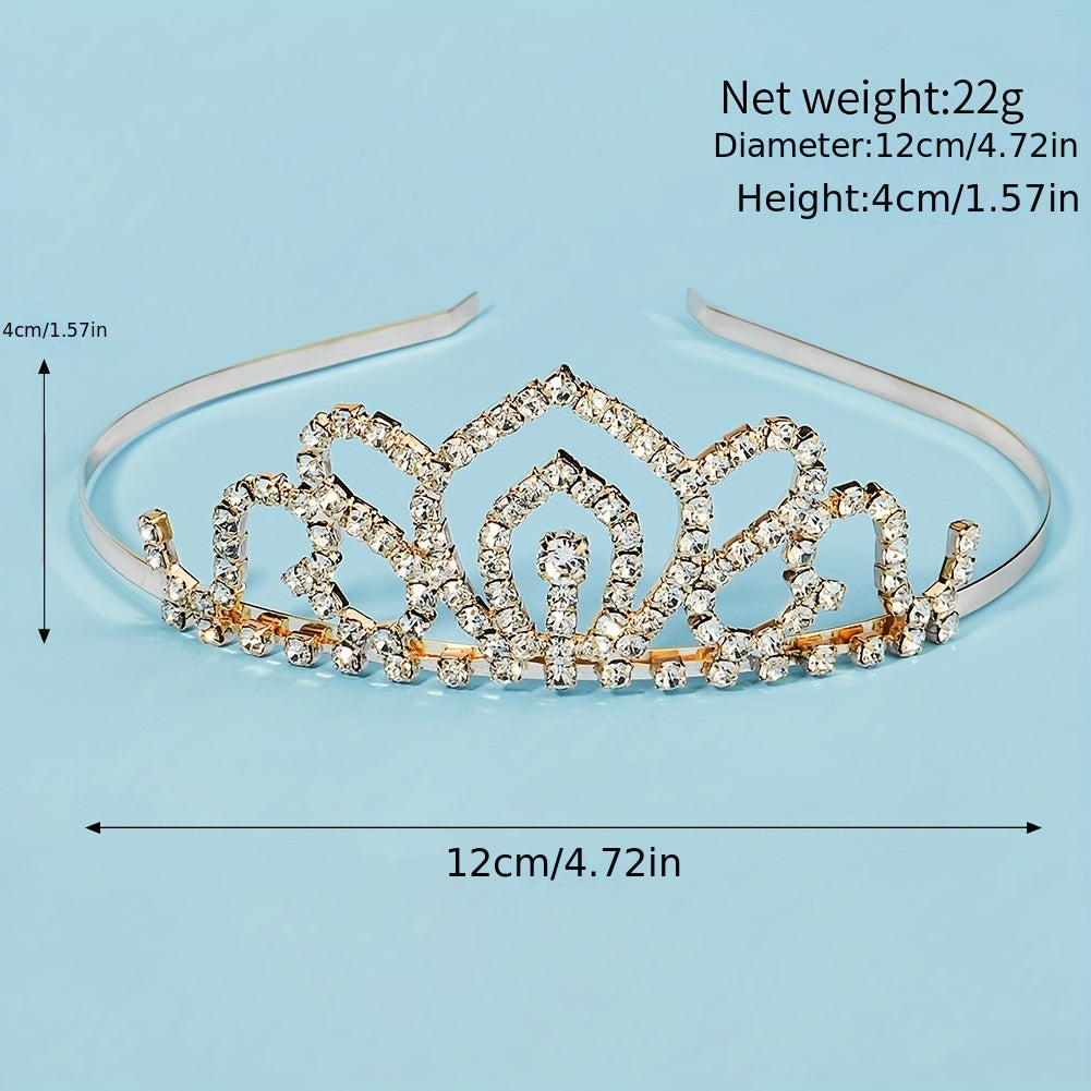 Sparkling Rhinestone Headband Tiara for Girls Women