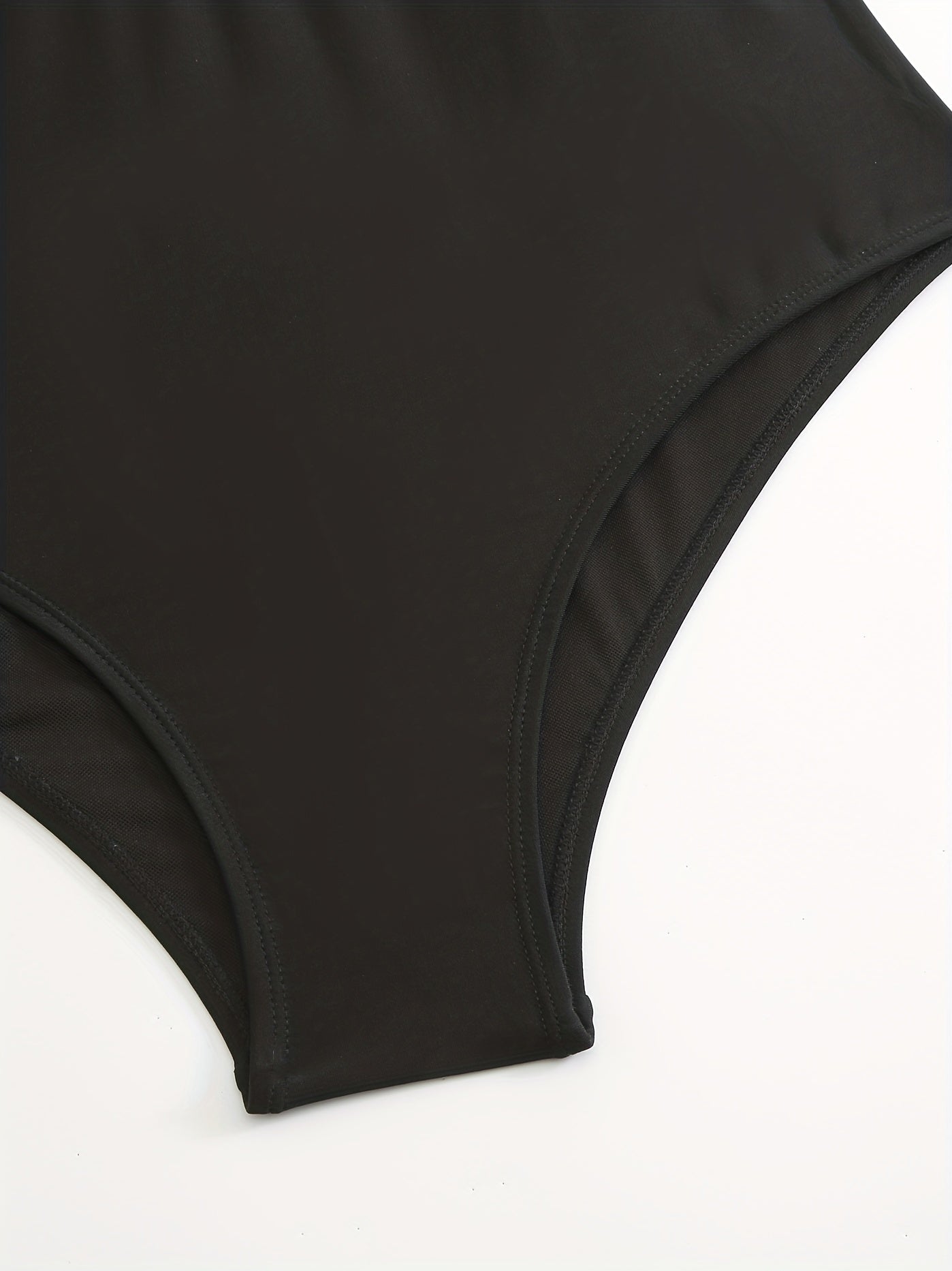 Mesh Criss Cross One Piece Swimsuit
