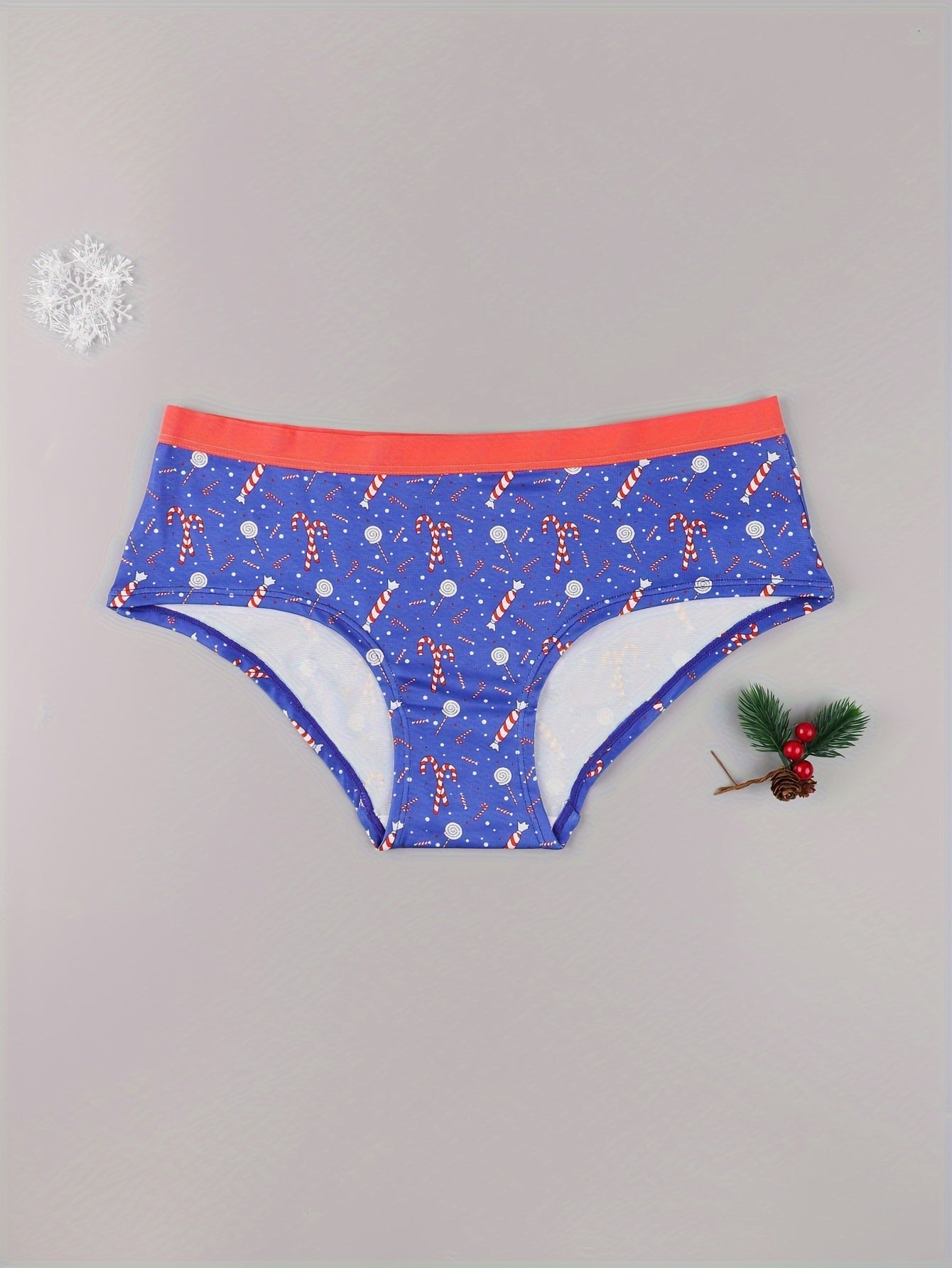 3 Pack Plus Size Christmas Panties Set Women's Plus
