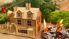3D Wooden Puzzle Peace Series Village Scene Easy to Assemble