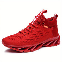 Men's Blade High Top Running Shoes Breathable Non Slip Jogging