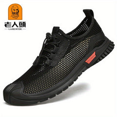 LAORENTOU Hollow Out Shoes for Men