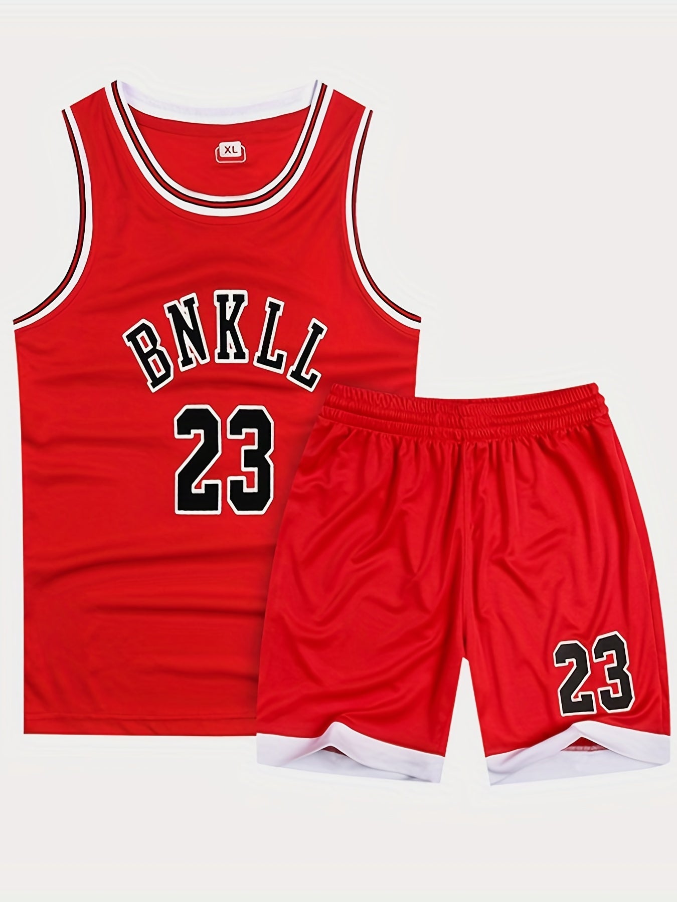 Basketball Jersey Outfit Boy Girl Tank Top Shorts Set Summer Clothes