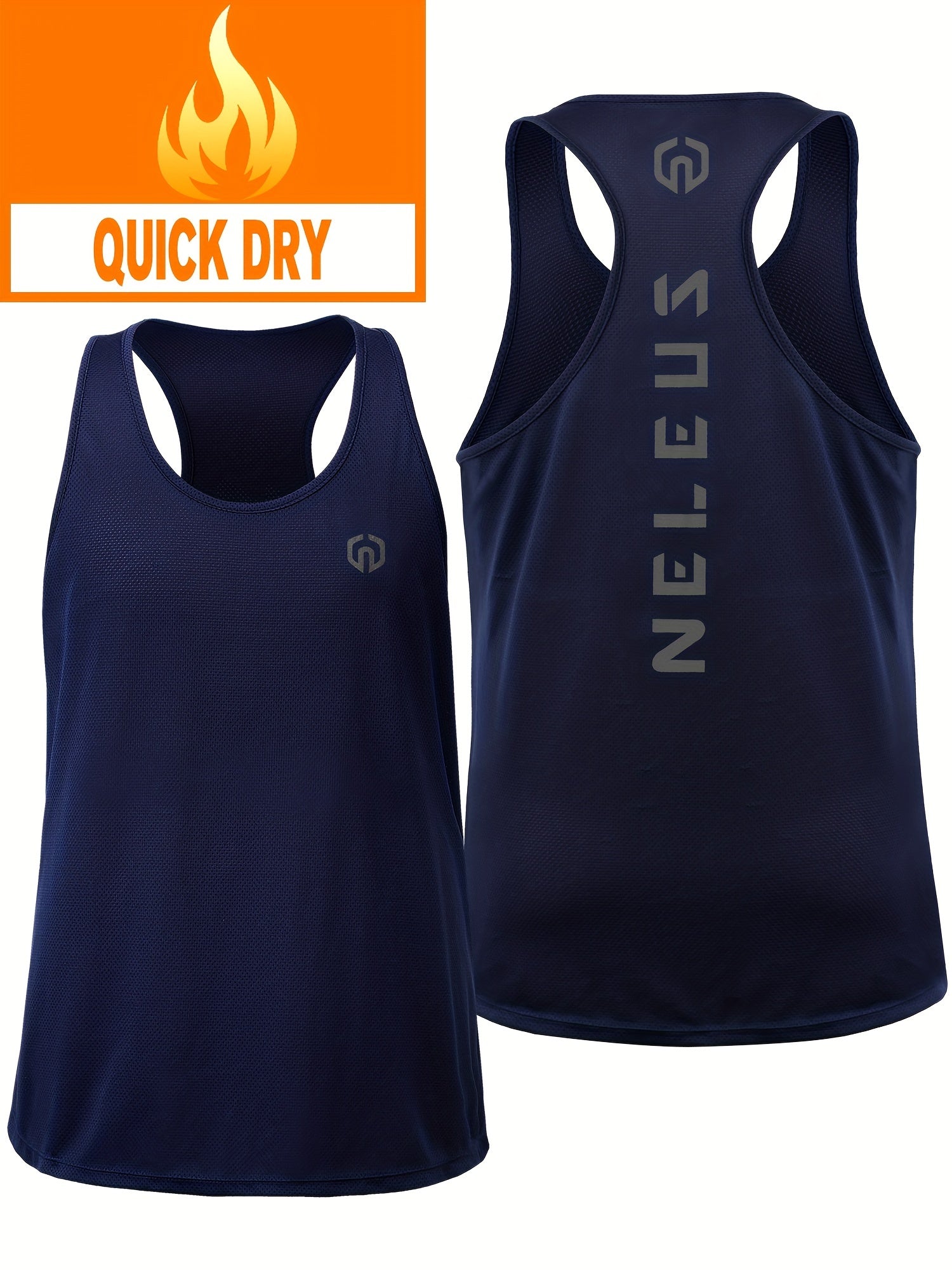 Men's Quick Dry Loose Tank Top for Running Cycling Training