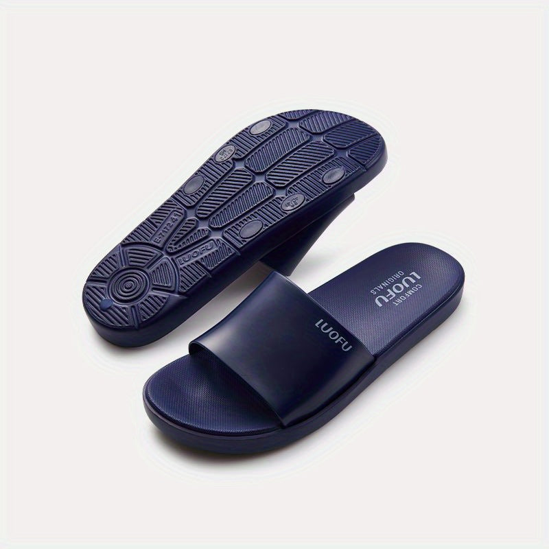 LUOFU Men's Quick Drying Non Slip Slides Indoor Outdoor Summer