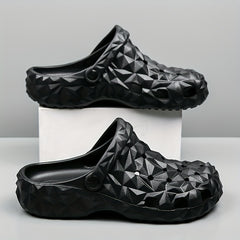 Men's Platform Clogs Hollow Out Non Slip Garden Shoes