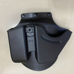 Quick Release Cuff Case Handcuff Holder with Magazine Pouch