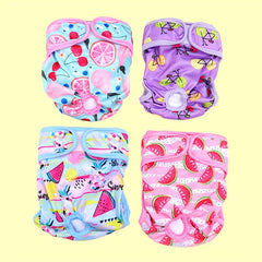 Reusable Washable Female Dog Diapers Dog Physiological Pants Diapers Print