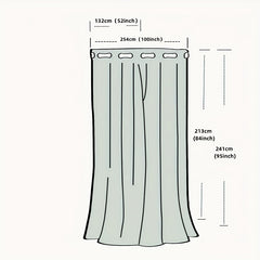 Waterproof Blackout Outdoor Curtains for Privacy and Decor
