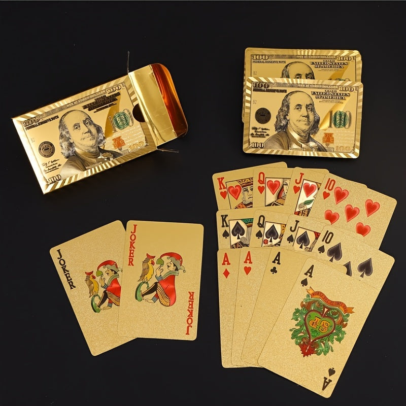 Waterproof Foil Poker Cards for Party Game