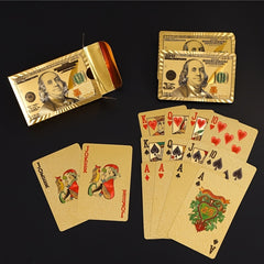 Waterproof Foil Poker Cards for Party Game