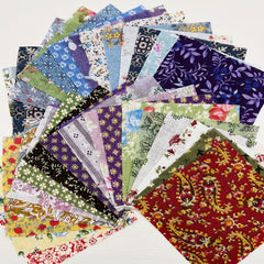 30pcs Dark Series Cotton Fabric Quilted Fabric for DIY Sewing Square Patchwork