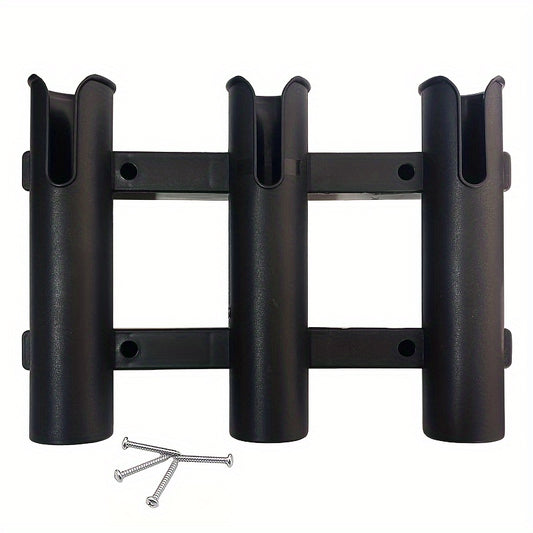 Triple Tube PVC Fishing Rod Holder for Boats and Kayaks