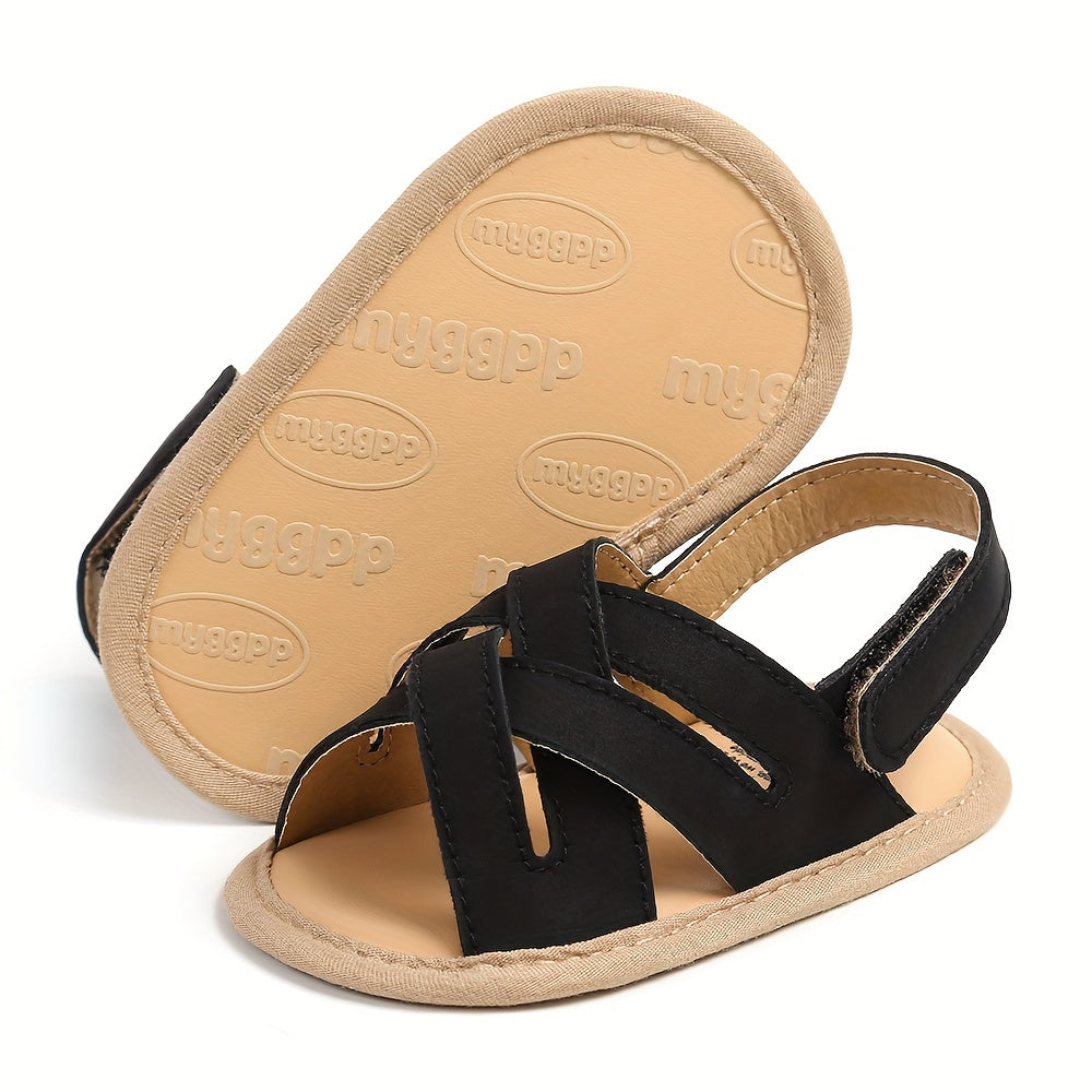 Baby Girls Open Toe Sandals Lightweight Breathable Non-Slip for Spring & Summer