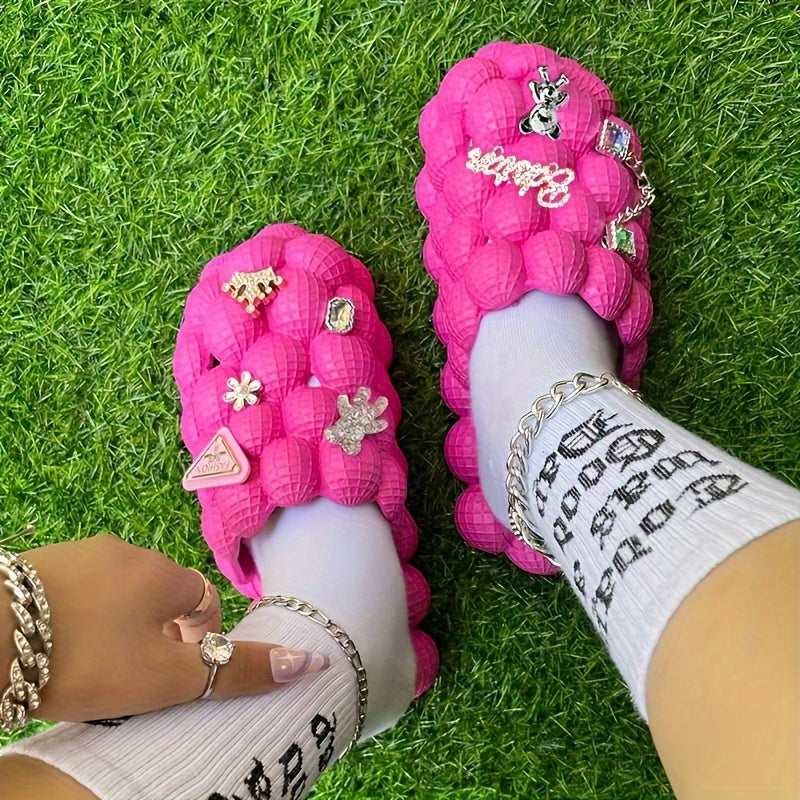 Women's Fashionable Bubble Slippers Waterproof Non Slip Beach Slippers