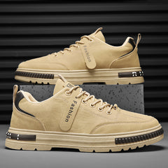 Men's Lace Up Sneakers for Outdoor Hiking - Comfortable & Breathable