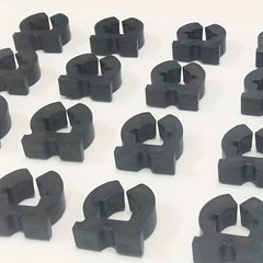 6pcs Pool Cue Clip Wall Mounted Rod Rack Snooker Stick Bracket Holder