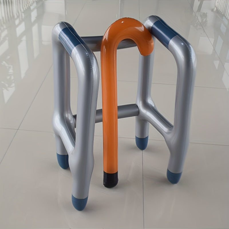 Walking Aid Crutches Halloween Christmas Disabled Armrest Props