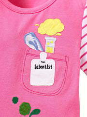 Baby Girls Cartoon Print Dress Clothes