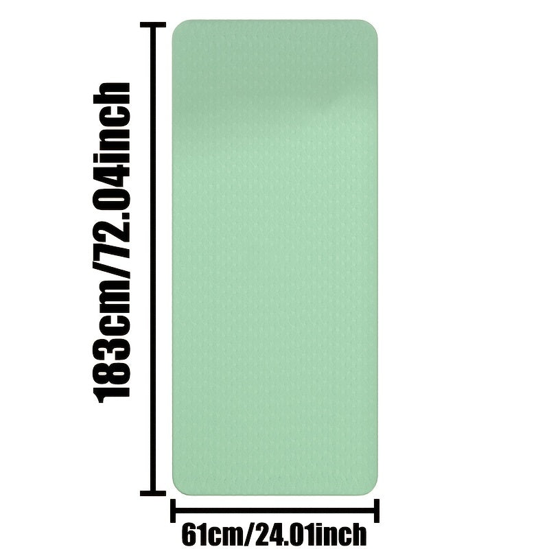 TPE Double colored Non slip Yoga Mat Soft Fitness Mat 183x61x0.6cm
