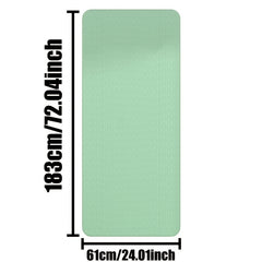 TPE Eco Friendly Double layer Fitness Mat Non slip 6.0ft 24.02inch