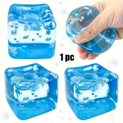 Taba Squishy Snowflake Ice Cube Squeeze Toys 3pcs