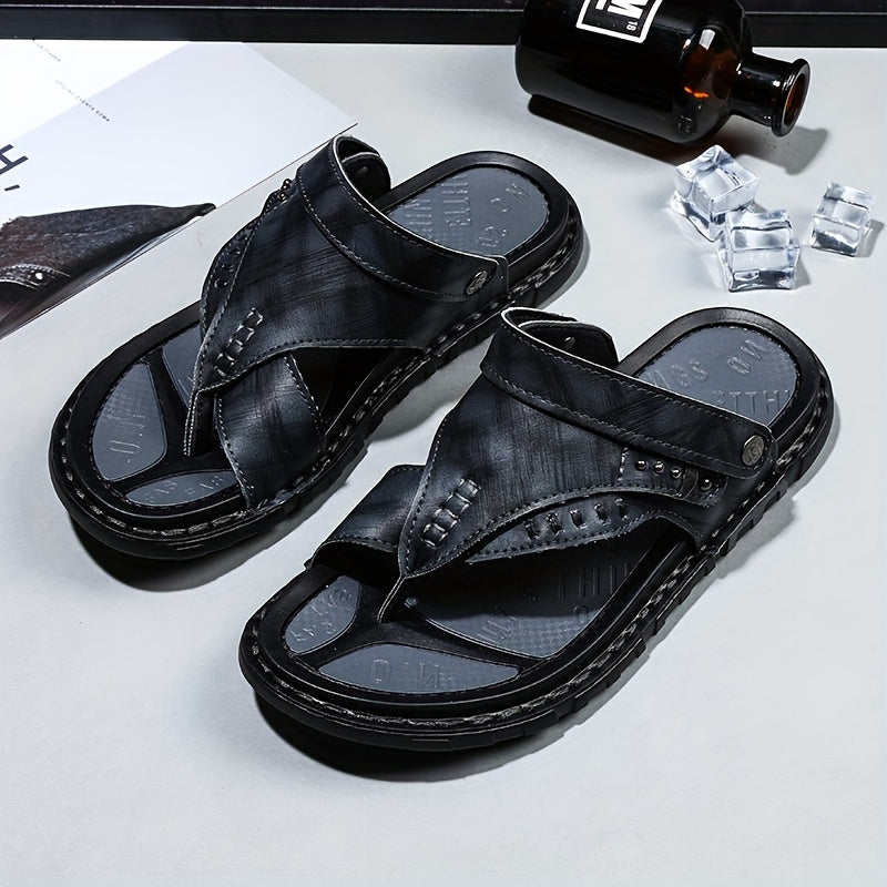 Men's Wear Resistant Non Slip Sandals Quick Drying Comfy Slides Beach Shoes