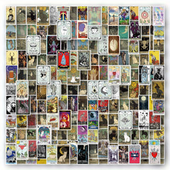 180pcs Tarot Stickers Astrology Decals Waterproof Vinyl Stickers DIY Fortune