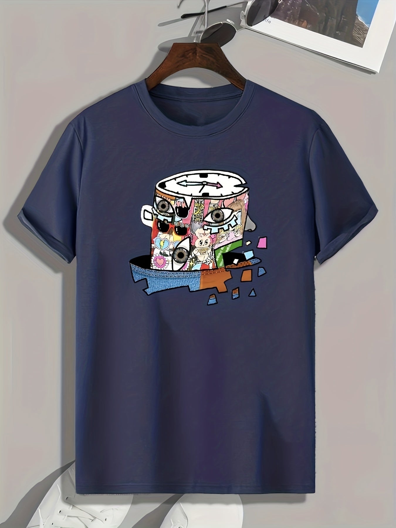 Creative Pattern Men's Graphic T shirt Casual Comfy Tees For Summer