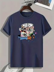 Creative Pattern Men's Graphic T shirt Casual Comfy Tees For Summer