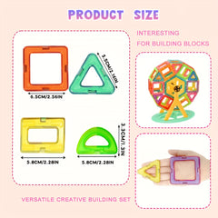 Magnetic Building Blocks Set Large Size Creative Construction Toys