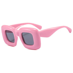 Big Square Sunglasses Inflatable Funny Y2K Sun Glasses Oversized Shades