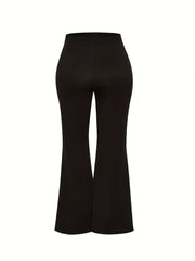 High Waist Flared Leg Pants for Women