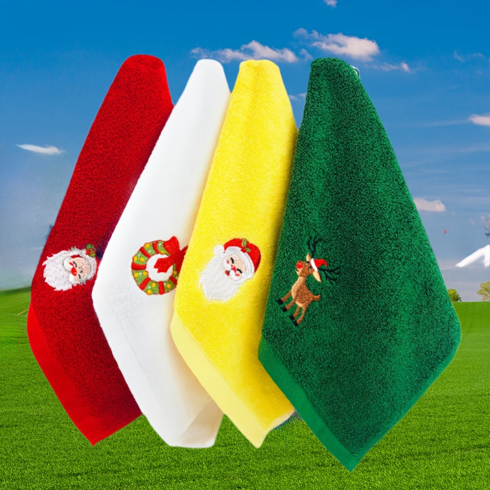 Set of 4 Christmas Towel Hand Wiping Towels