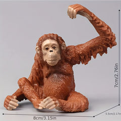 Red Haired Orangutan Figurine
