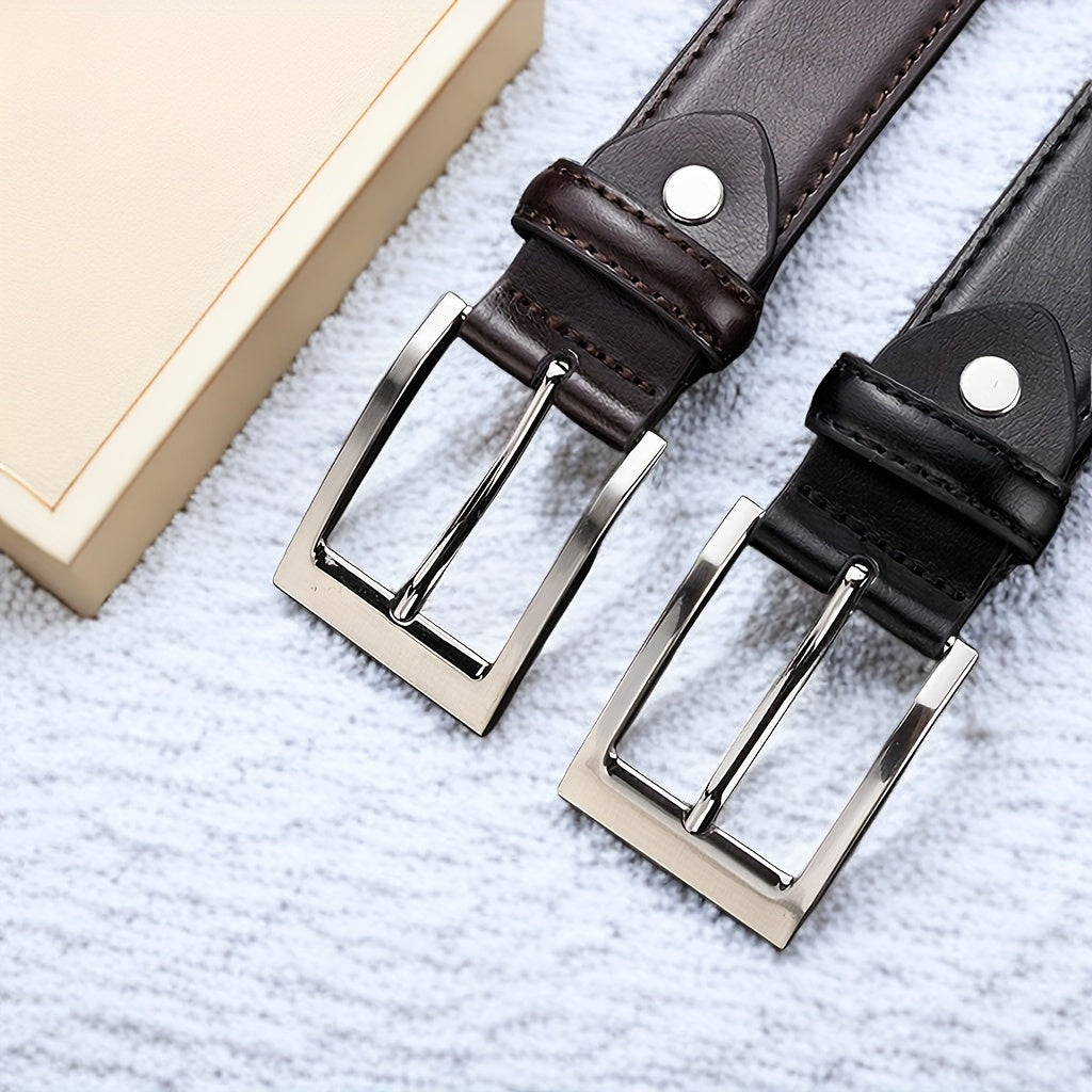 Men's Business Casual Buckle Belt for Birthday