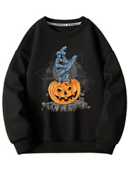 Boys' Outdoor Graphic Sweatshirt - Stylish, Stretchy, Breathable