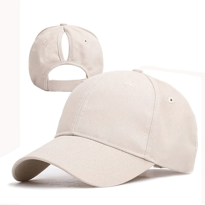 Tie Dye Ponytail Cap Women Sunscreen Dad Hat