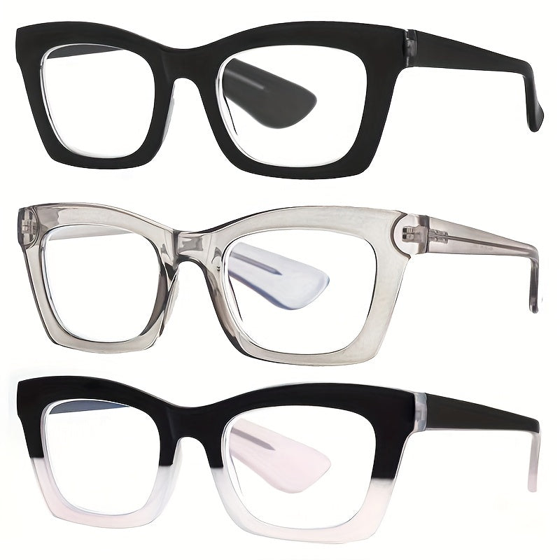 Classic Men's Reading Glasses Anti Light Casual Eyeglasses